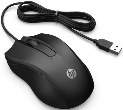 Мышь Hewlett Packard 100 черный 6VY96AA фото 2 Мышь Hewlett Packard 100 черный 6VY96AA фото 2
