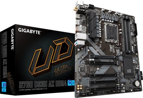 Мат. плата Socket1700 GIGABYTE B760 DS3H AX DDR4 фото 5