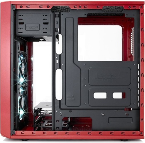 Корпус Miditower Fractal Design Focus G Red, Window фото 2