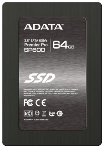 Накопитель SSD SATA 2.5 A-Data 64ГБ Premier SP600 ASP600S3-64GM-C Накопитель SSD SATA 2.5 A-Data 64ГБ Premier SP600 ASP600S3-64GM-C
