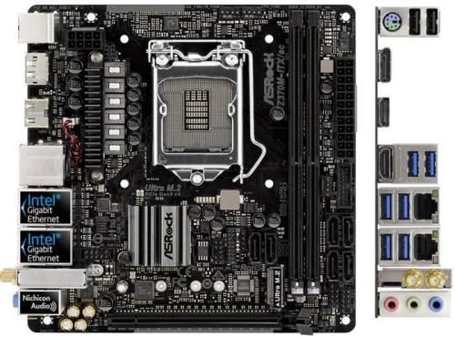 Мат. плата Socket1151 ASRock Z370M-ITX/AC