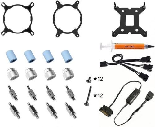 Система водяного охлаждения ID-Cooling ZOOMFLOW 360 XT SNOW фото 5