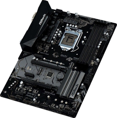 Мат. плата Socket1151 ASRock H370 PRO4 фото 2