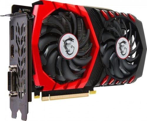 Видеокарта PCI-E MSI 4096МБ GeForce GTX 1050 Ti GAMING X 4G