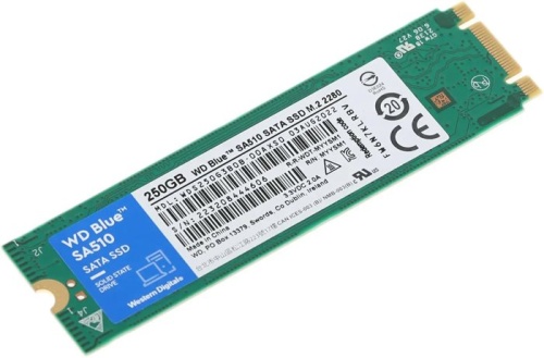 Накопитель SSD M.2 Western Digital 250GB WD Blue SA510 M.2 WDS250G3B0B фото 2