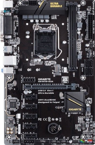 Мат. плата Socket1151 GIGABYTE GA-H110-D3A фото 3