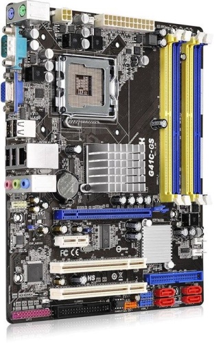 Мат. плата Socket775 ASRock G41C-GS R2.0 фото 3 Мат. плата Socket775 ASRock G41C-GS R2.0 фото 3