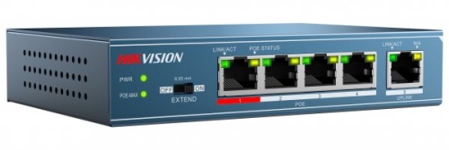 Коммутатор Hikvision DS-3E0105P-E фото 2