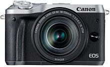 Цифровой фотоаппарат Canon EOS M6 серебристый 1725C022