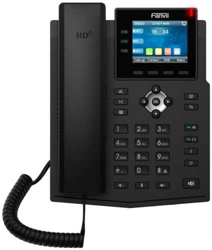 IP телефон Fanvil X3U Pro черный X3U PRO