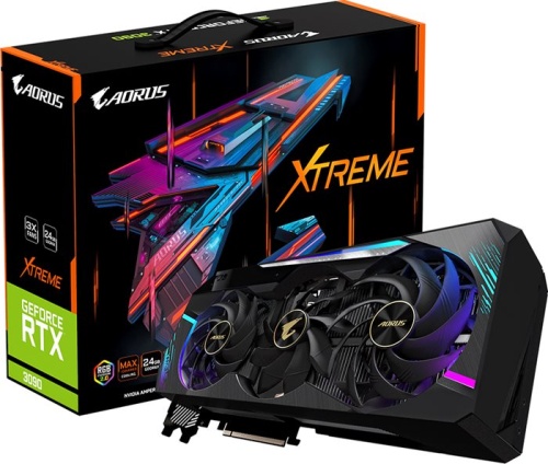 Видеокарта PCI-E GIGABYTE 24Gb GeForce RTX3090 (GV-N3090AORUS X-24GD) RTL фото 9