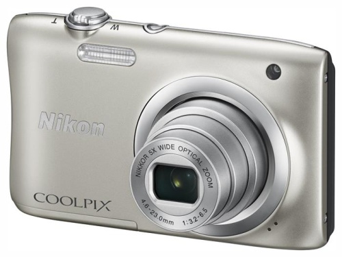 Цифровой фотоаппарат Nikon CoolPix A100 серебристый VNA970E1 фото 3