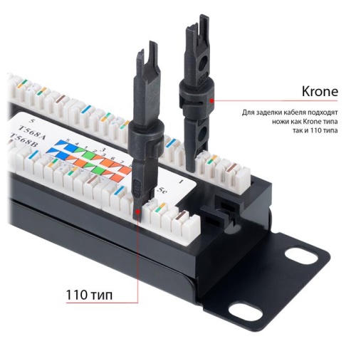Патч-панель Cabeus PL-24-Cat.5e-Dual фото 2 Патч-панель Cabeus PL-24-Cat.5e-Dual фото 2
