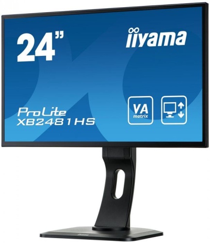 Монитор Iiyama ProLite XB2481HS-B1 черный фото 2