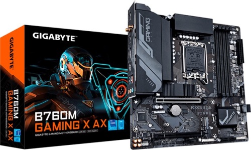 Мат. плата Socket1700 GIGABYTE B760M GAMING X AX фото 4