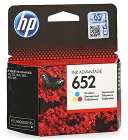   Hewlett Packard 652 Tri-colour () Ink Cartridge F6V24AE