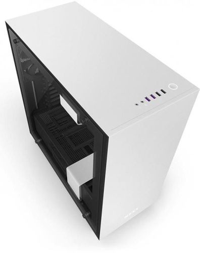Корпус Miditower NZXT CA-H700W-WB H700i SMART MATTE WHITE фото 5 Корпус Miditower NZXT CA-H700W-WB H700i SMART MATTE WHITE фото 5