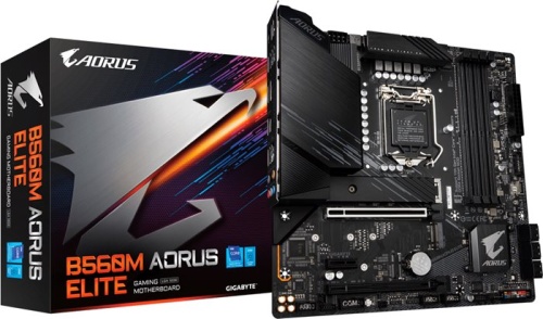 Мат. плата Socket1200 GIGABYTE B560M AORUS ELITE фото 5