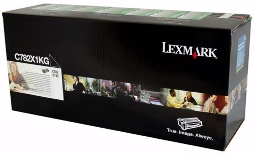 Тонер-картридж оригинальный Lexmark Crtg C782X1KG