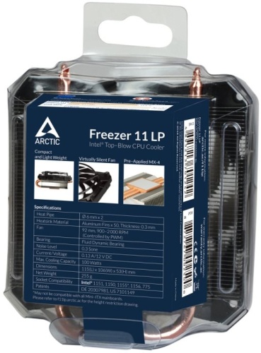 Кулер для процессора Arctic Cooling Freezer 11LP (UCACO-P2000000-BL) фото 9 Кулер для процессора Arctic Cooling Freezer 11LP (UCACO-P2000000-BL) фото 9