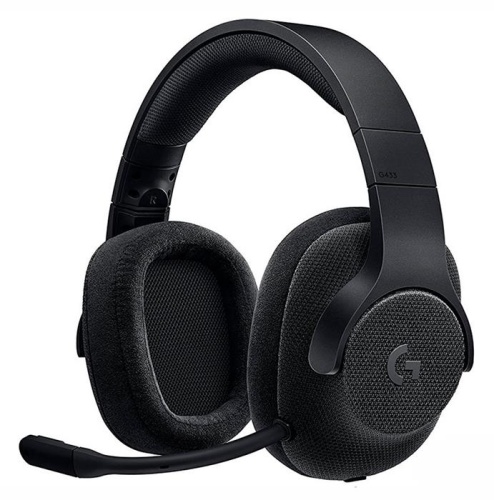 Гарнитура Logitech 7.1 Surround Gaming Headset G433 TRIPLE BLACK 981-000668