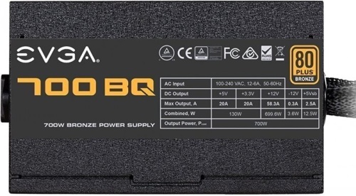 Блок питания EVGA 700W BQ (110-BQ-0700-V2) фото 2