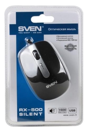 Мышь Sven RX-500 Silent SV-03200500UBS фото 4