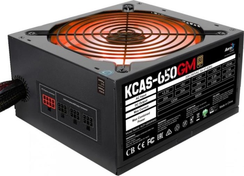 Блок питания Aerocool 650W KCAS-650GM фото 2