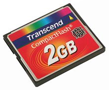 Карта памяти CF Transcend 2ГБ Ultra Speed CompactFlash TS2GCF133