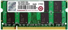 Модуль памяти SO-DIMM DDR2 Transcend 2ГБ TS256MSQ64V8U