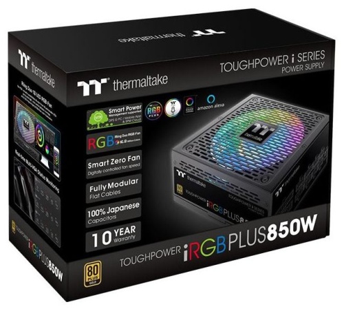 Блок питания Thermaltake 850W Toughpower iRGB Plus PS-TPI-0850F3FDGE-1 фото 4