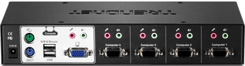 Переключатель KVM TRENDnet TK-423K фото 3 Переключатель KVM TRENDnet TK-423K фото 3