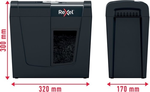 Уничтожитель бумаг REXEL Secure X6 EU черный 2020122EU фото 7