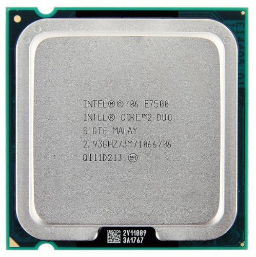 Процессор Socket775 Intel Core 2 Duo E7500 BX80571E7500S LB9Z