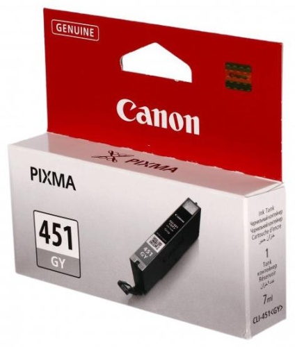 Оригинальный струйный картридж Canon CLI-451GY 6527B001