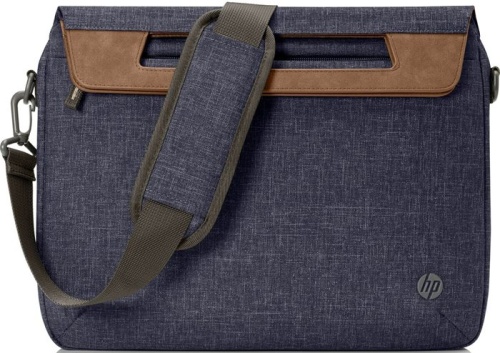 Сумка для ноутбука Hewlett Packard RENEW Brief Case синий/коричневый пластик (1A215AA) фото 3 Сумка для ноутбука Hewlett Packard RENEW Brief Case синий/коричневый пластик (1A215AA) фото 3