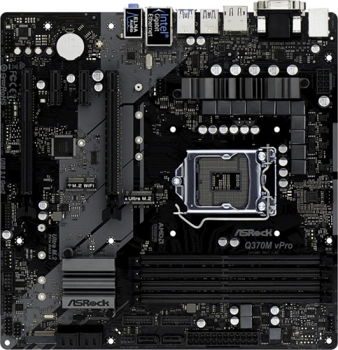 Мат. плата Socket1151v2 ASRock Q370M VPRO