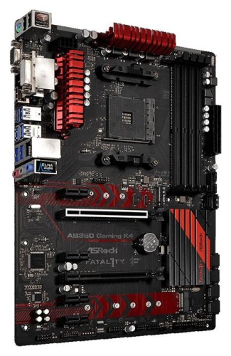 Мат. плата SocketAM4 ASRock AB350GAMINGK4 фото 3