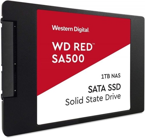 Накопитель SSD SATA 2.5 Western Digital 1Tb Red SA500 WDS100T1R0A Накопитель SSD SATA 2.5 Western Digital 1Tb Red SA500 WDS100T1R0A