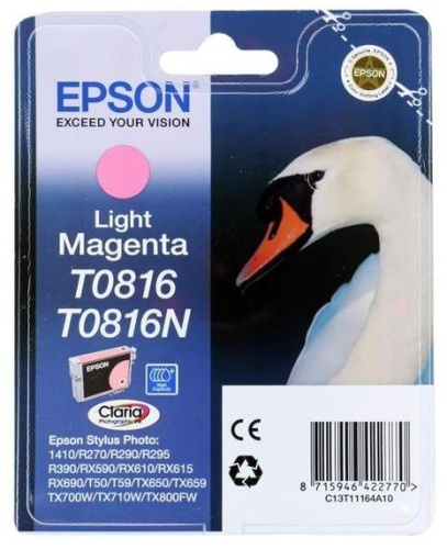 Оригинальный струйный картридж Epson T0816 C13T08164A10