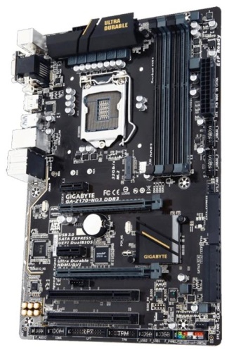 Мат. плата Socket1151 GIGABYTE GA-Z170-HD3 DDR3 фото 2