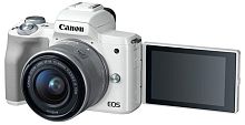 Цифровой фотоаппарат Canon EOS M50 белый 2681C042