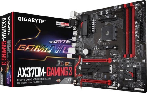 Мат. плата SocketAM4 GIGABYTE GA-AX370M-Gaming 3 фото 6