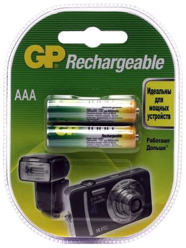 Аккумулятор GP 100AAAHC-CR2 1000mAh AAA