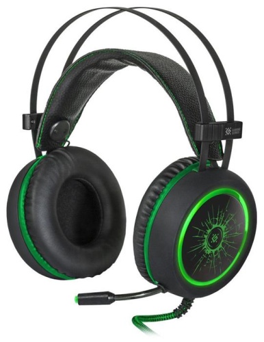 Гарнитура Defender GAMING X-RAY G-530D BLACK/GREEN 64531