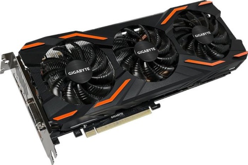 Видеокарта PCI-E GIGABYTE 8192ГБ GTX1080 8GB GDDR5X GV-N1080WF3OC-8GD