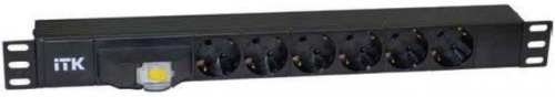 Блок распределения питания IEK ITK PDU PH21-6D3