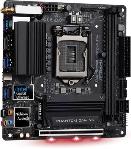 Мат. плата Socket1151v2 ASRock Z390 PHANTOM GAM-ITX/AC фото 3