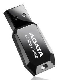  USB flash A-DATA 16 DashDrive UV100 AUV100-16G-RBK