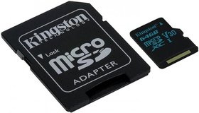   micro SDXC Kingston 64Gb Canvas Selec SDCS/64GB